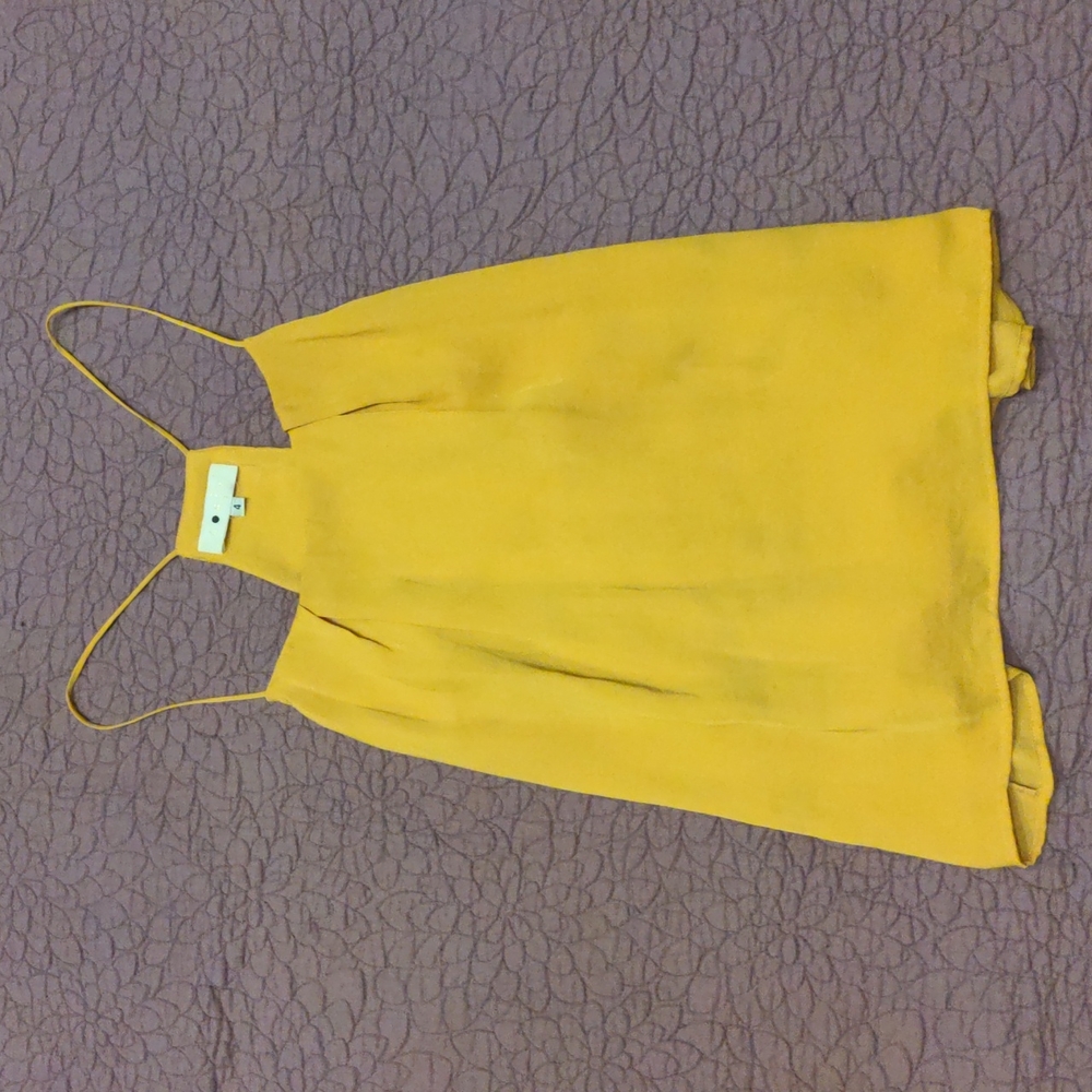 Anthropology Corey Top Size 4 Yellow